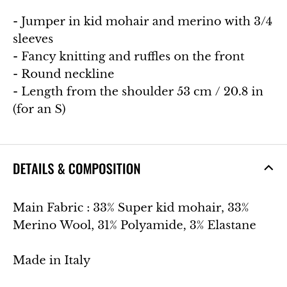 Sezane Blair jumper pink kid mohair - Picture 4 of 9